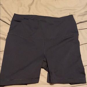 navy blue biker shorts
